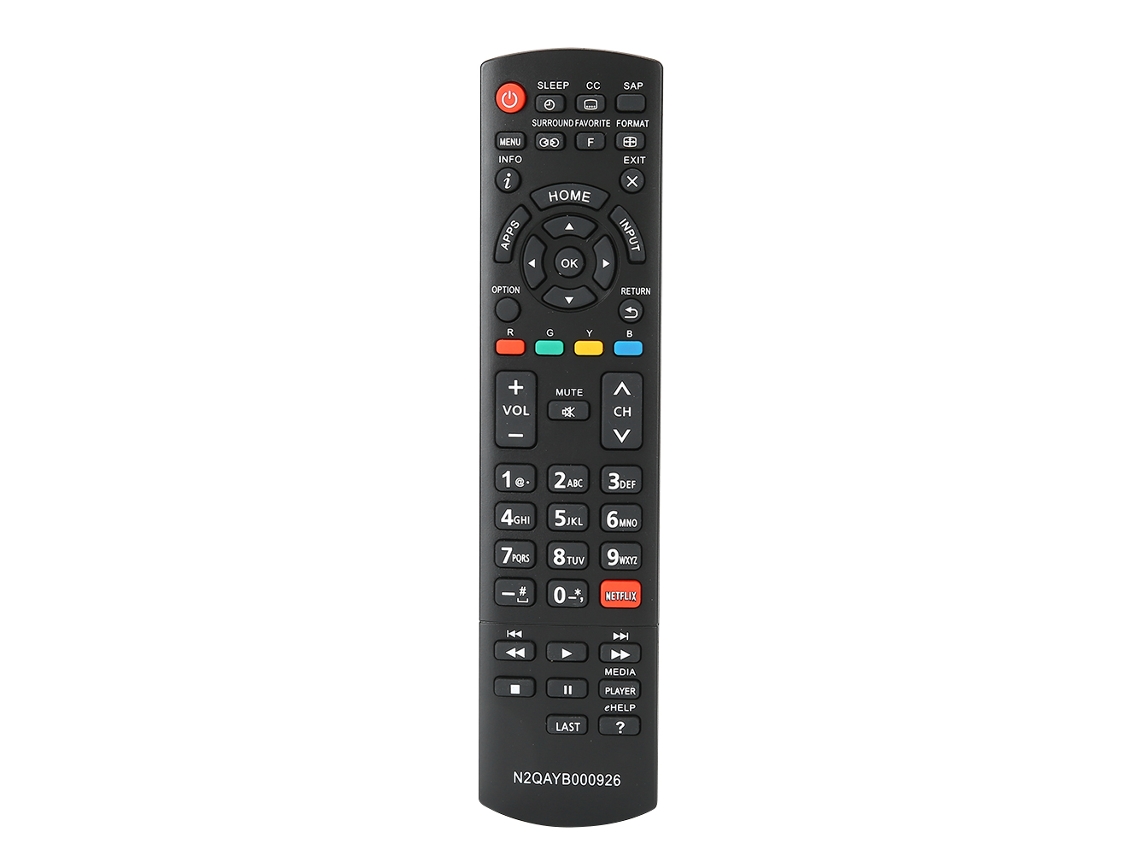 Controle Remoto Substituto Para Tv Lcd Smart N2qayb000926 Com Alcance De 10 Metros