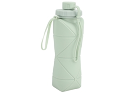 Garrafa de Viagem Silicone Plegável Verde 600ml