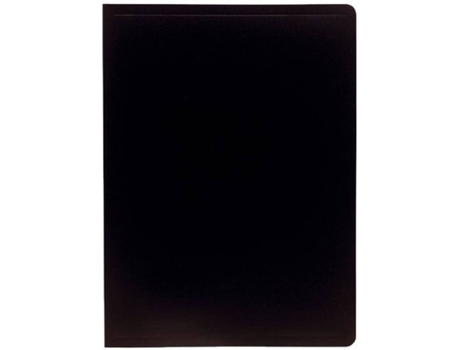 Livro de Apresentação, A4, 100 Bolsos, Preto