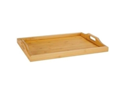 Lurelia Bandeja De Bambu Natural Para Servir E Decorar
