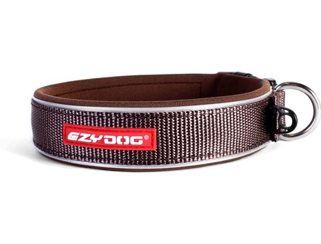 Coleira para Cães  Clássico (Castanho - 34-38 x 2 cm - Neoprene)