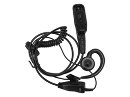 Aetheria 2pcs Fone de Ouvido com Gancho em Forma G Headset com Microfone para Apx4000 Apx6000 Xpr6100 Xpr6350 Xpr6550