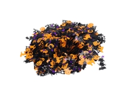 200g Confeti Halloween Fiesta Mesa Scatter Calabaza Telarañas Metalizado Secuencias Decor Hms220722
