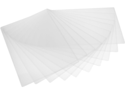 Pretyzoom Pochette De Proteção Impermeável Para Documentos Lote De 10 Pvc Transparente Protège
