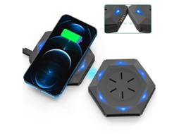 Carregador Sem Fio Qi Para Samsung Yizhood Seda Preto
