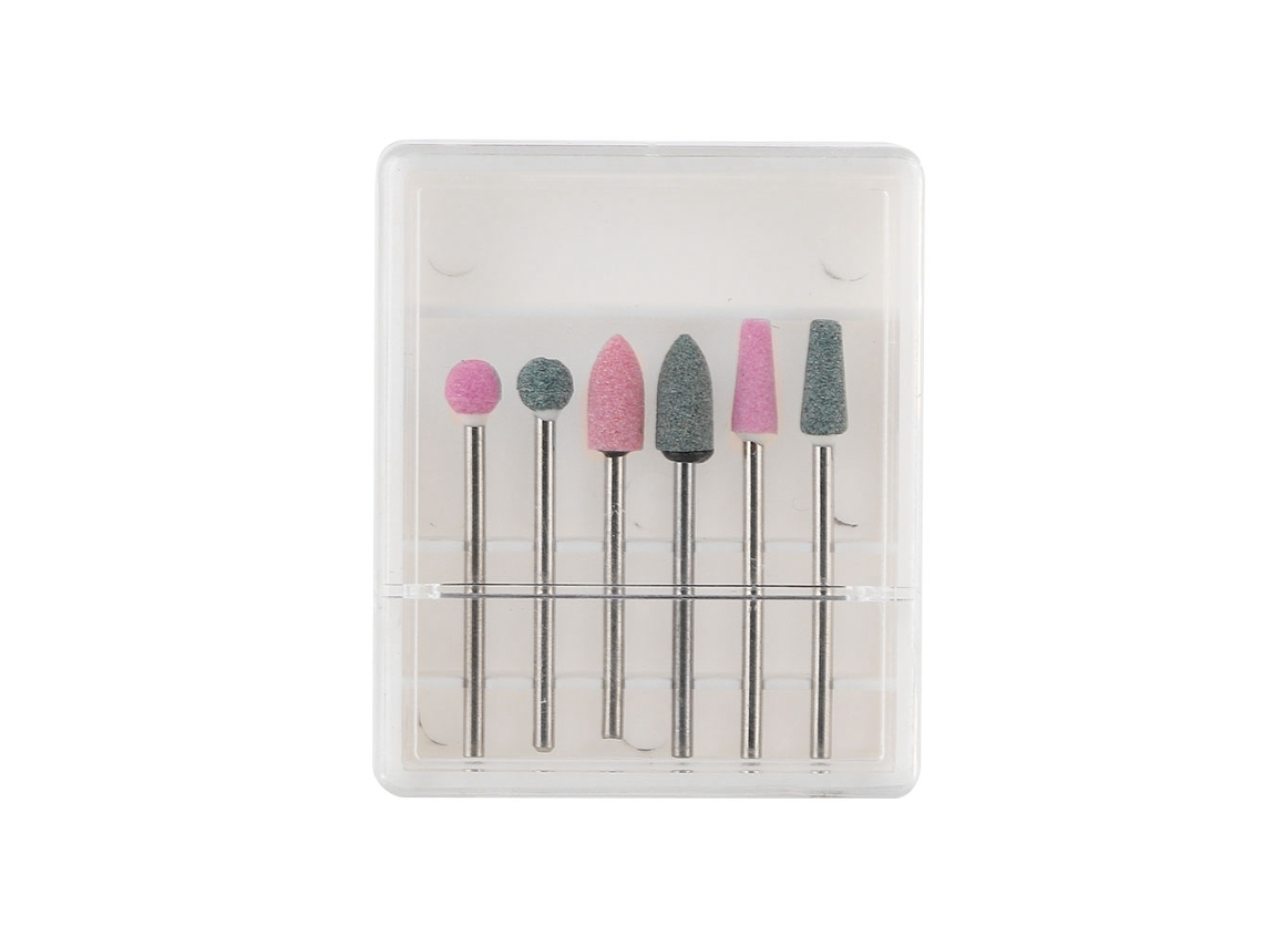 6pcs Conjunto De Brocas Para Furadeira De Unhas Ferramentas De Manicure E Pedicure Elétricas 01