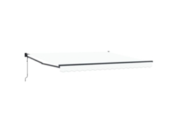 Toldo Retrátil Branco 400x300cm Poliéster e Alumínio MAISON EXCLUSIVE