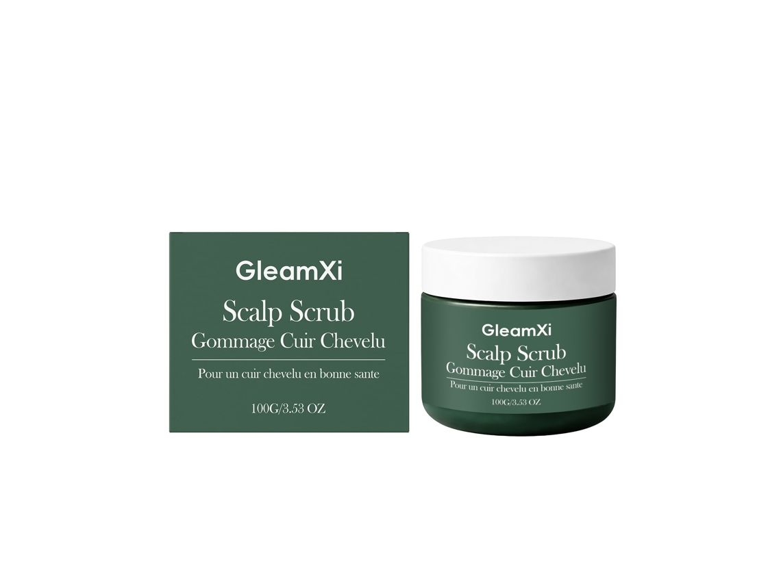 Gleamxi Scrub para o Couro Cabeludo, Hidrata, Limpa, Suaviza e Promove Volume Natural Dos Cabelos LAXISCREED