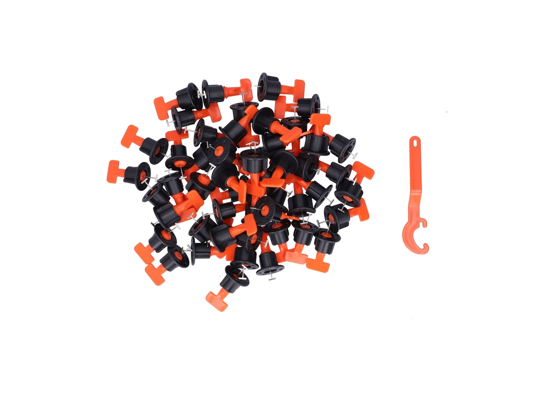 Lurelia Kit Nivelador De Ladrilhos, 1 Chave, 2 Mm, Azul, Aço Inoxidável Para Piso E Parede, Ref W058