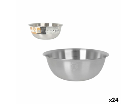 Tigela Masterchef Aço Inoxidável 2 L 2l 22 X 8,7 Cm (24 Unidades)
