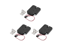 Lurelia Pack 3 Unidades De Fechadura Magnética Elétrica 12v 2a 150 Kg Para Controlo De Porta