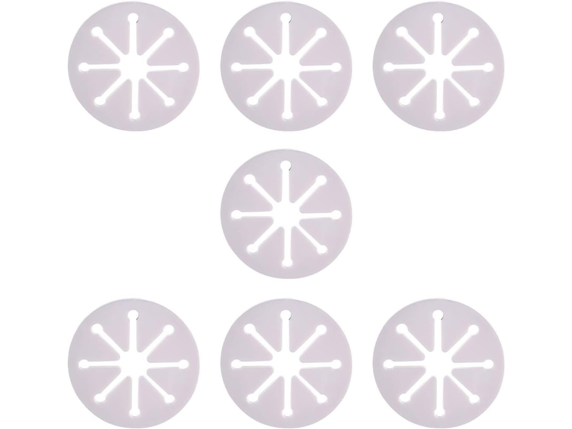 Pacote Organizadores de Meias Com 7 Para Facilitar Combinação EO Armazenamento, Com Pinos Coloridos Em Pvc E