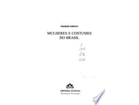 Livro MULHERES E COSTUMES DO BRASIL de EXPILLY, CHARLES (Português do Brasil)