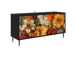 Vidaxl Gabinete Para Tv Gennep 102 X 33 X 51 Cm Carvalho Preto