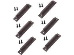 Conjunto De 6 Puxadores Alumínio Para Armários, Espaçamento De 7, 6cm Entre Os Furos, Fáceis De Usar, Ideais Para