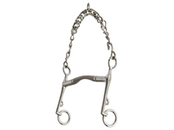 Adestramento Curto Bit Bit Mate Prateado 12.5 Cmsefton