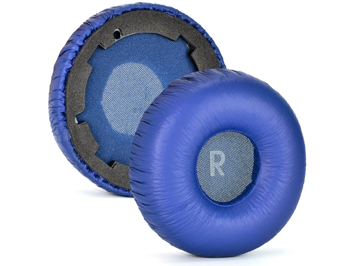 Almofadas Zruxe Para Auscultadores Jbl Tune 600 (par De 2, Espuma De Memória, Azul)