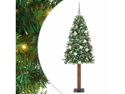 Vidaxl Árvore De Natal Slim Verde 210 Cm