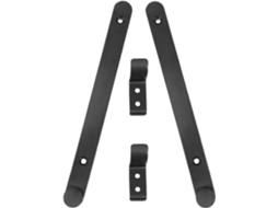Guia De Porta Basculante Balacoo, Substituição Em Plástico Preto, Resistente E Silencioso, Para Armários E Contêineres