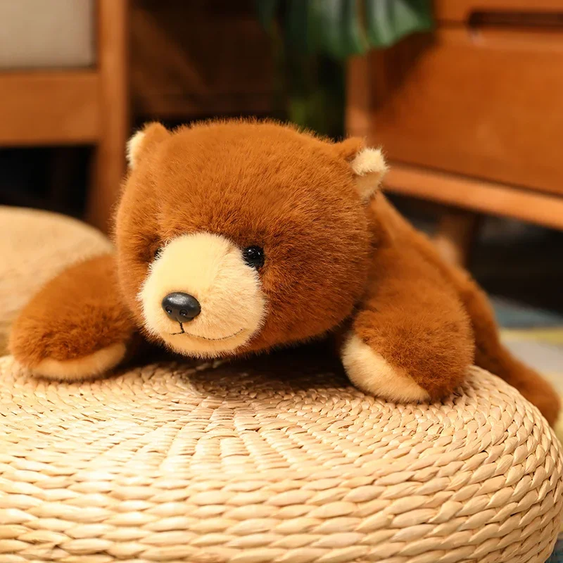 (urso Marrom, Aproximadamente 45 Cm) Almofada/brinquedo De Pelúcia Em Formato De Animal, Fofo, Confortável E Macio.