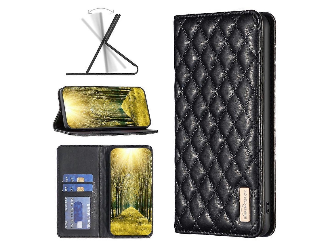 Capa De Celular Flip Magnética Em Couro Com Estampa De Diamante Para Xiaomi 13 Lite / Civi 2