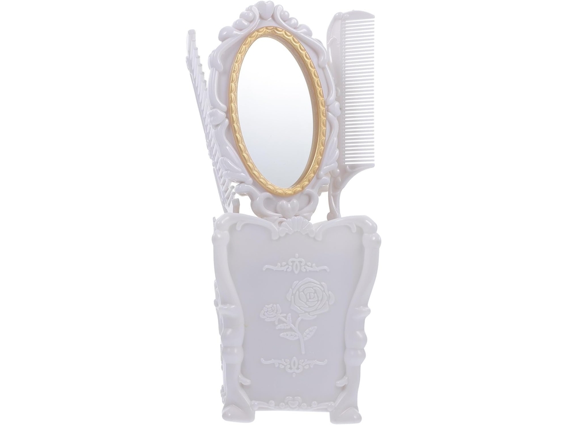Presilha de cabelo portátil antiestática de plástico, 1 conjunto
