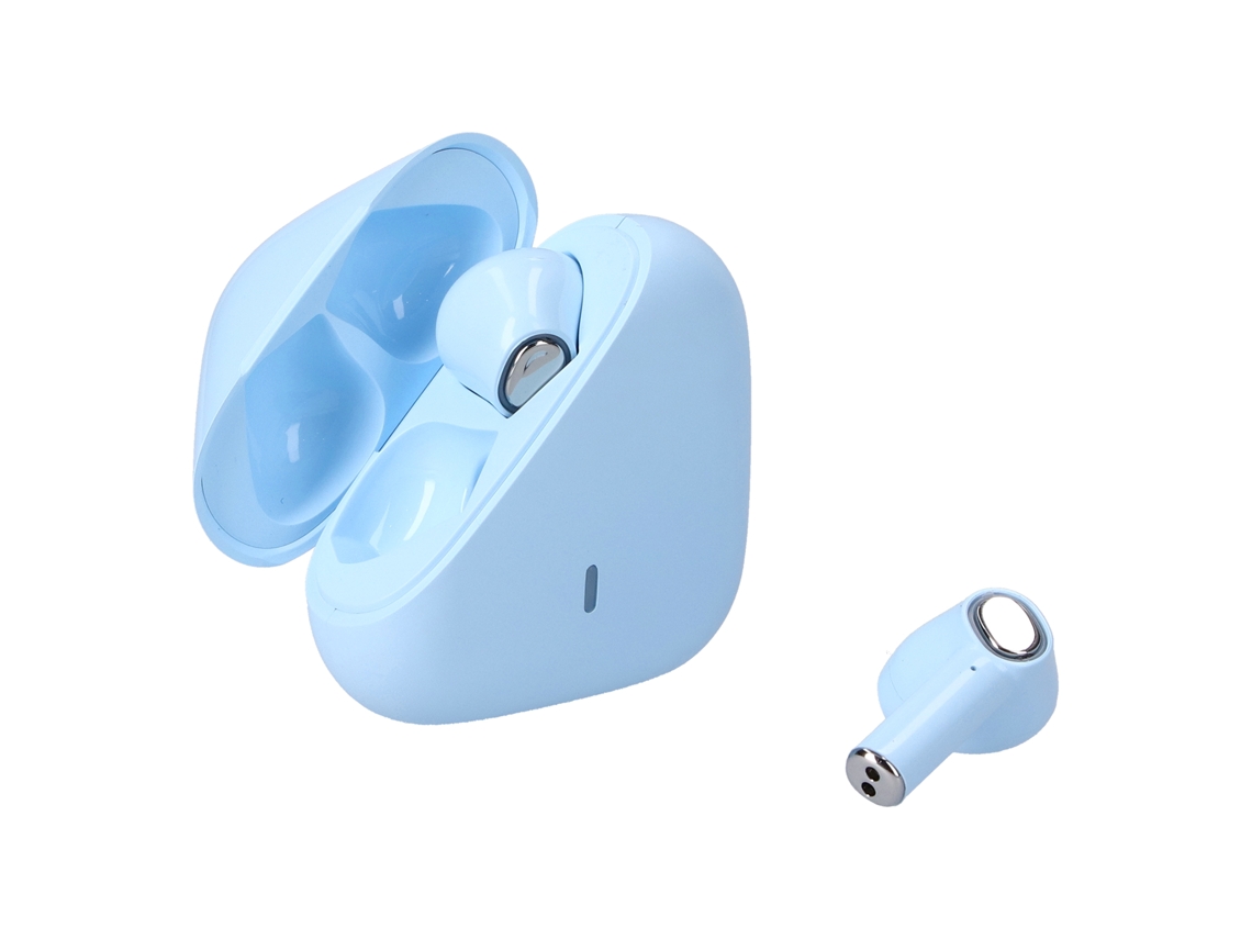 Fones De Ouvido True Wireless Bluetooth Com Cancelamento De Ruído, À Prova De Suor E Microfone - Azul