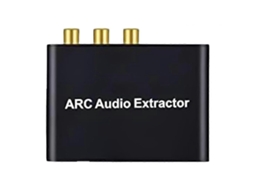 Conversor Extrator de Áudio Hdmi Arc, Saída Estéreo Spdif Coaxial/óptica e 3,5 Mm/rca para Soundbar, Alto falante, Home Theater (192 Khz, Pc AQUAFORGE
