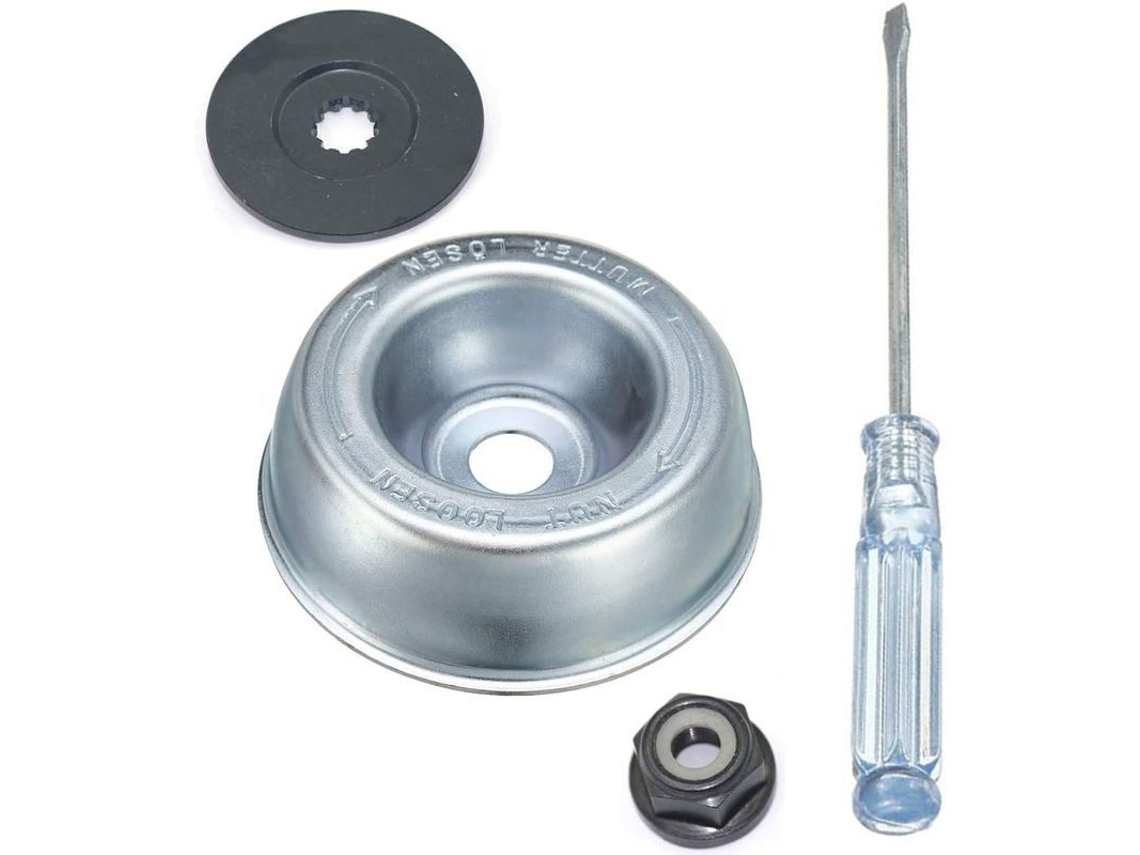 Kit Adaptador Universal de Lâminas Rebe-kit para Cortadores de Grama Stihl e Husqvarna com Peças de Reposição em Aço Inoxidável