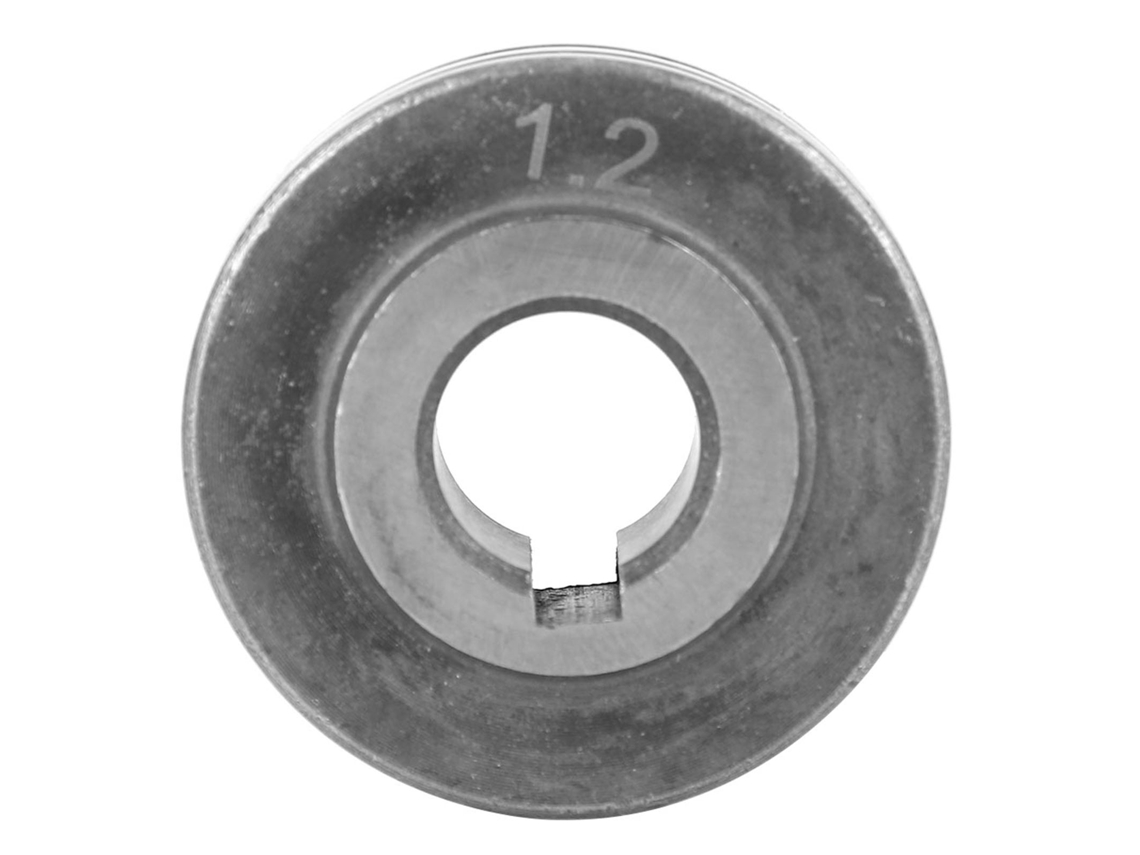 Roda alimentadora de arame de solda de aço inoxidável de 1,2 mm, rolo alimentador de arame para soldagem