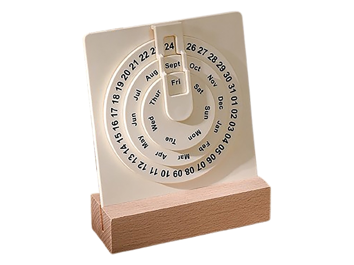 Calendário Perpétuo de Disco Rotativo Simples