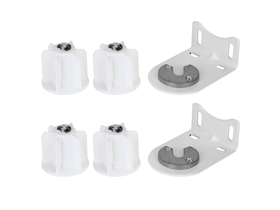 Piezas De Suporte Central Retangular Com Rolamento Para Acessórios De Cortinas E Persianas Manuais/elétricas