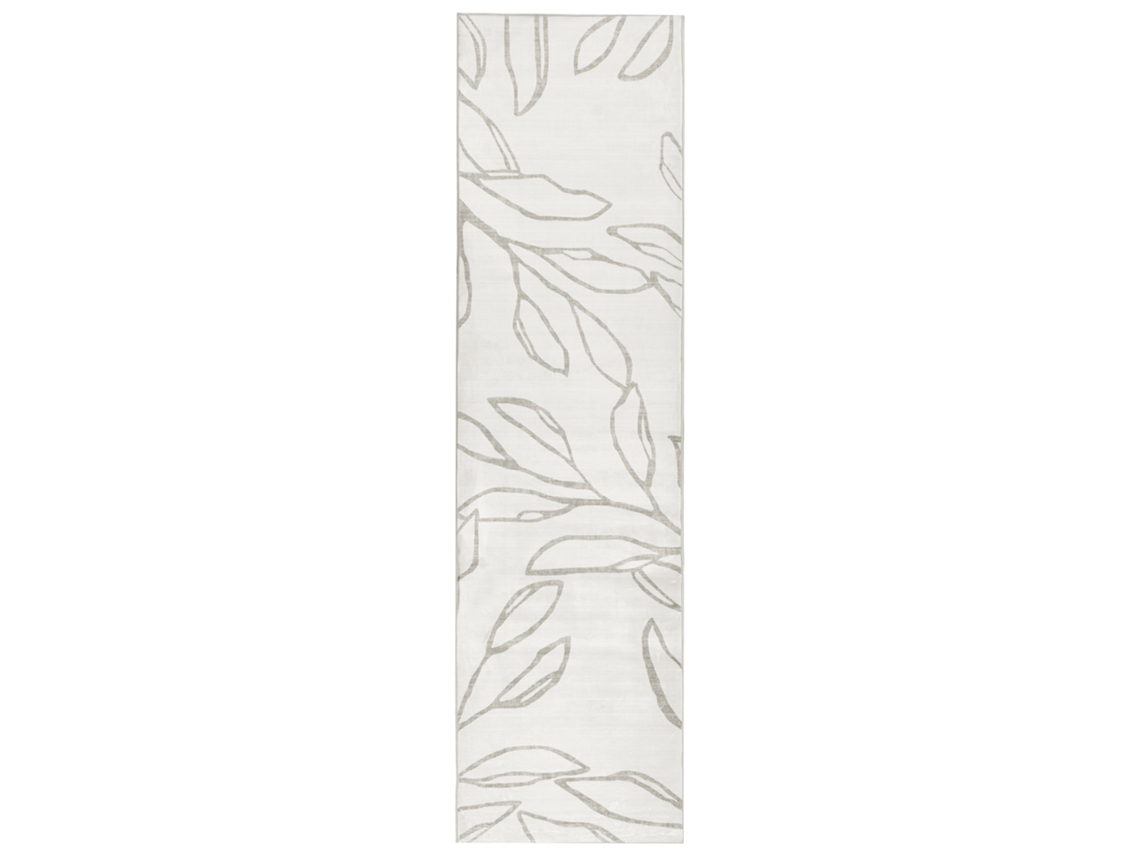 Alfombra Beliani Bismil De Poliéster Beige 80x300