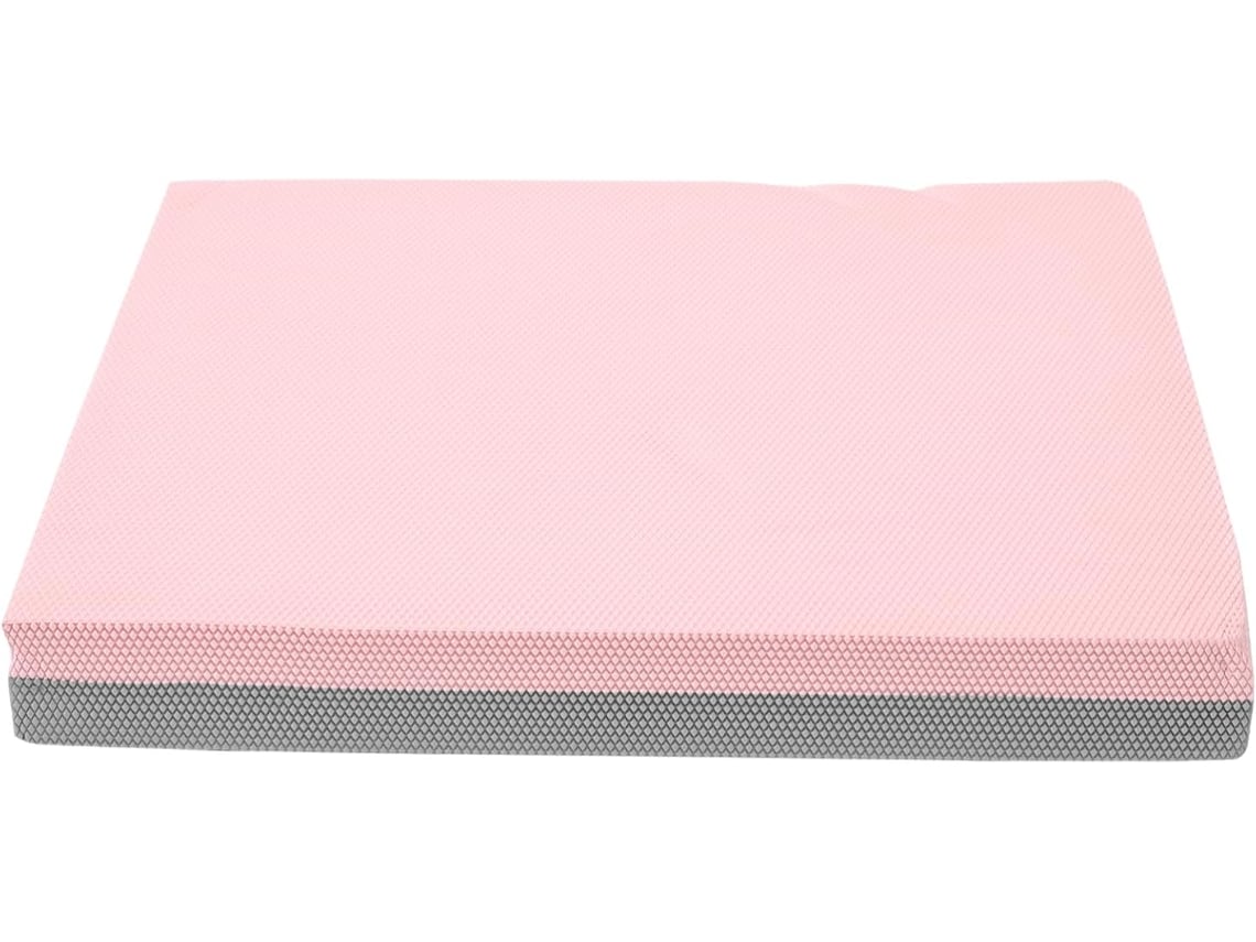 Almofada de Equilíbrio Cinza e Rosa para Ioga e Pilates. SFUSHOS