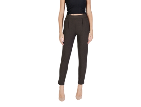 Calças De Mulher Ichi Ihmanse Brown Castanho (xs)