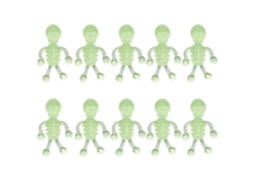 Conjunto de 10 Ossos Luminosos para Halloween LAXISCREED