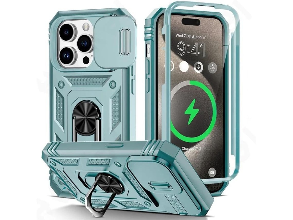 Capa Military Grade para iPhone 28 Verde
