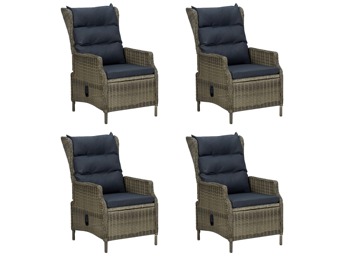 Dining Set, Dining Sets Vidaxl Marrom Rattan / Vime (n/a)