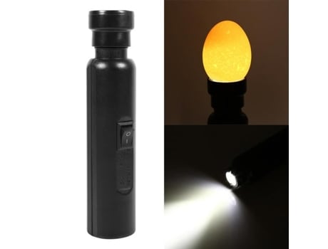 1 Pc Portátil Preto Luz Fria Led Vela Lâmpada Incubadora Super Brilhante Ovo Candler Testador Novo Hb007 ZERODIS