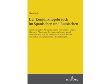 Livro Der Konjunktivgebrauch im Spanischen und Russischen de Diana Stolz (Alemão)