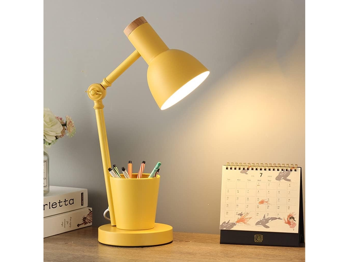 Luminária De Mesa Infantil, Proteção Para Os Olhos, Luminária De Leitura Nórdica Moderna, Luminária De Mesa Ajustável Em