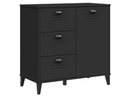 Sideboard, Sideboards Vidaxl Preto Madeira Processada (n/a)