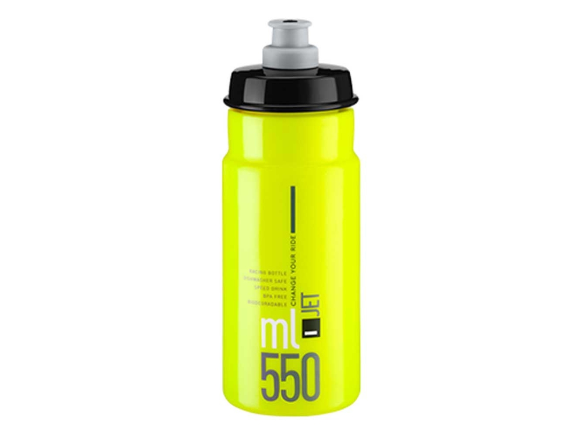 Garrafa ELITE Amarelo Fluo Logo