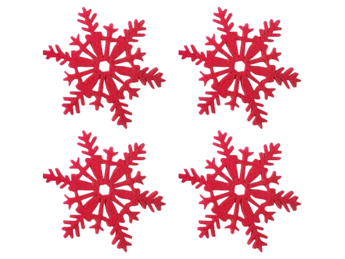 Porta-Copos de Design de Floco de Neve de Natal Tapetes de Copo de Feltro Tapetes de Café de Chá de Vinho Decoração para Festas de Natal Shape9