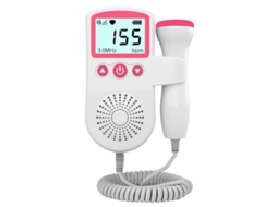 Monitor Cardíaco Fetal Doppler Portátil De 3 0 Mhz Protege Com Segurança Mulheres Grávidas E Bebês Szsmart Rosa
