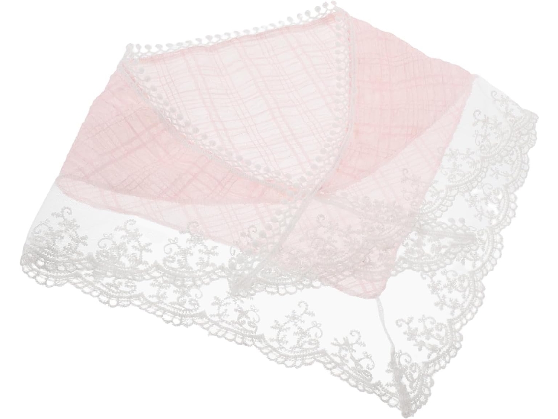 Lenço de cabelo triangular vintage para mulheres, em poliéster elegante e respirável.