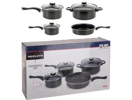 Bateria esmalte negra 7 piezas