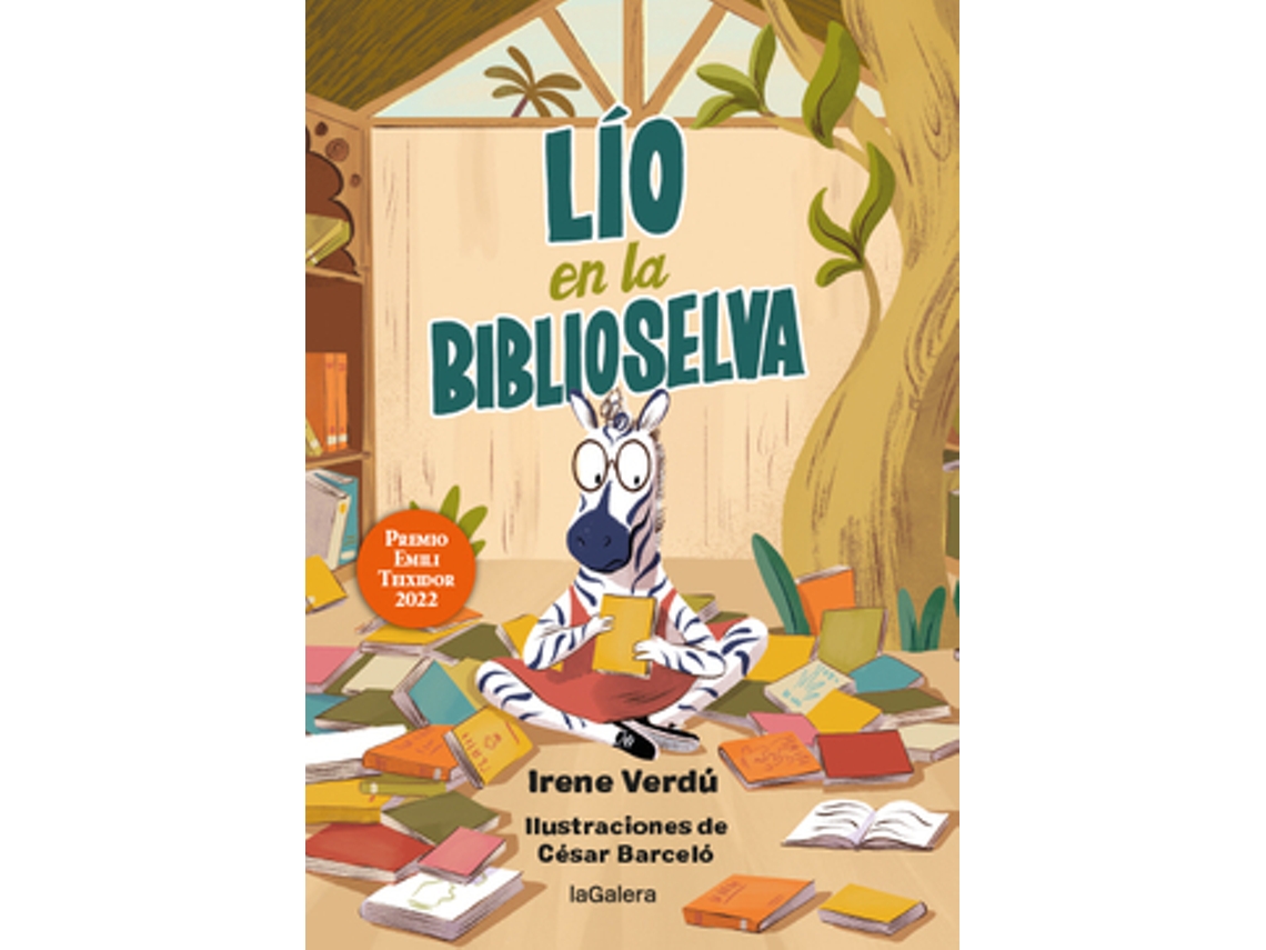 Livro Lío En La Biblioselva de Verdú e Irene
