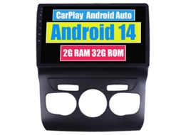 Autorrádio Multimédia Carplay ROVERONE para Citroen C4 2 B7 2013 2016 Android Carro Rádio Bluetooth Gps Navegação