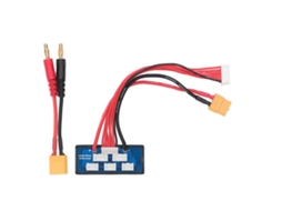 Placa de carregamento paralelo Xt60 com adaptador de expansão banana para carregamento de baterias 2S e 3S com balanceamento de dados.